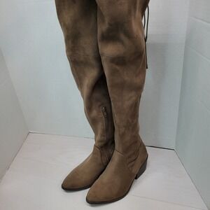 Madden NYC Tall Over The Knee Boots 6 M Fall Hippie Hipster Lagin‎ Fast Shipping